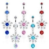 Piercing nombril flocon de neige (D82)