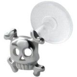 Piercing micro-labret PTFE 125 - Crâne