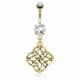 Piercing nombril plaqué-or 84 - Tribal celtique