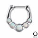 Piercing septum, oreille 16 - Opalite aurora