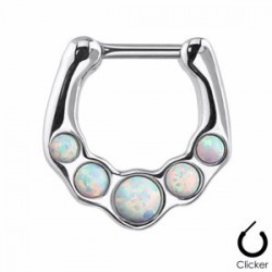 Piercing septum 16 - Opalite aurora