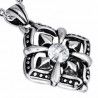 Pendentif gothique 44 - Zircone transparent royale