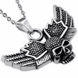 Pendentif gothique 50 - Crâne avec ailes