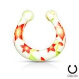 Faux-piercing septum acry fleurs (49)