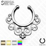 Faux-piercing septum spirales (60)