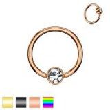 Piercing micro-bcr 137 - PVD strass plat