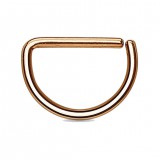 Piercing septum ou hélix 73 - Gold-ip rose