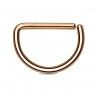 Piercing septum ou hélix 74 - Gold-ip rose