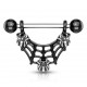 Piercing téton araignée noire (52)