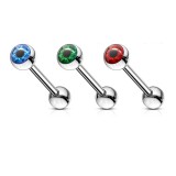 Piercing langue 138 - Oeil psychédélique