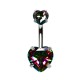 Piercing nombril coeur 76 - Haut et bas pétrole