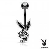 Piercing nombril Playboy 19 - Lapin gothique