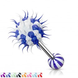 Piercing langue coquine 22 - Silicone virus