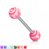 Piercing de langue UV 70 - Curly