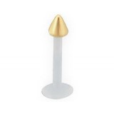 Piercing micro-labret PTFE OR-14k pointe