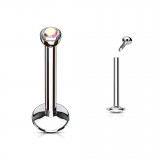 Piercing micro-labret 17 - Strass in