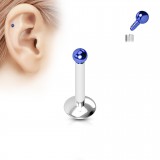 Piercing micro-labret 33 - PVD boule screw in