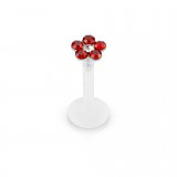 Piercing micro-labret PTFE 11 - Flower