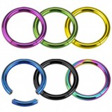 Piercing anneau 1,6mm 11 - Anneau brisé PVD