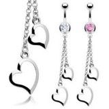Piercing nombril coeur 07 - Chainettes