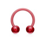Piercing micro-circulaire 19 - UV flexible boules
