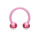 Piercing micro-circulaire 19 - UV flexible boules