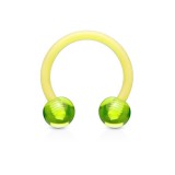 Piercing micro-circulaire 19 - UV flexible boules