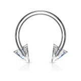 Piercing micro-circulaire 18 - UV unicolore pointes