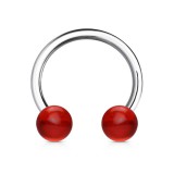 Piercing micro-circulaire 14 - UV unicolore boules