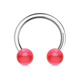 Piercing micro-circulaire 14 - UV unicolore boules