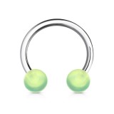 Piercing micro-circulaire 14 - UV unicolore boules
