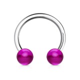 Piercing micro-circulaire 14 - UV unicolore boules