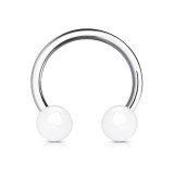 Piercing micro-circulaire 14 - UV unicolore boules