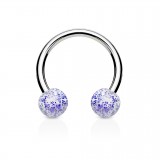 Piercing micro-circulaire 13 - UV paillettes boules