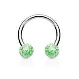 Piercing micro-circulaire 13 - UV paillettes boules