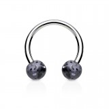 Piercing micro-circulaire 13 - UV paillettes boules
