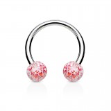 Piercing micro-circulaire 13 - UV paillettes boules