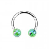 Piercing micro-circulaire 110 - Luisant tacheté