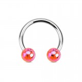 Piercing micro-circulaire 110 - Luisant tacheté