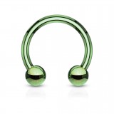 Piercing micro-circulaire boules PVD 01mm