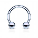 Piercing micro-circulaire boules PVD 01mm
