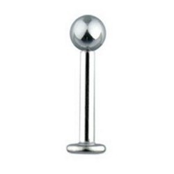 Piercing labret 37 - Boule titane G23