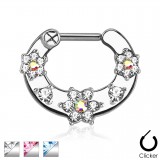 Piercing septum 23 - Fleurs