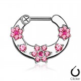 Piercing septum 23 - Fleurs