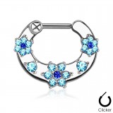 Piercing septum 23 - Fleurs