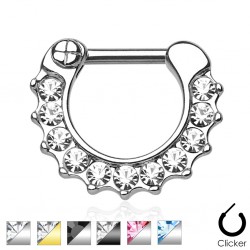 Piercing septum 05 - Onze strass
