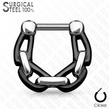 Piercing septum 07 - Chaine deux couleurs