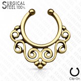 Faux-piercing septum spirales (60)