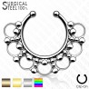 Faux-piercing septum cercles et petits ronds (59)