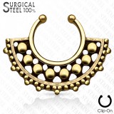 Faux-piercing septum petits ronds (57)